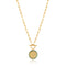 Gold Emperor T-bar Necklace